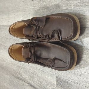 Clarks Brown Ankle Boots